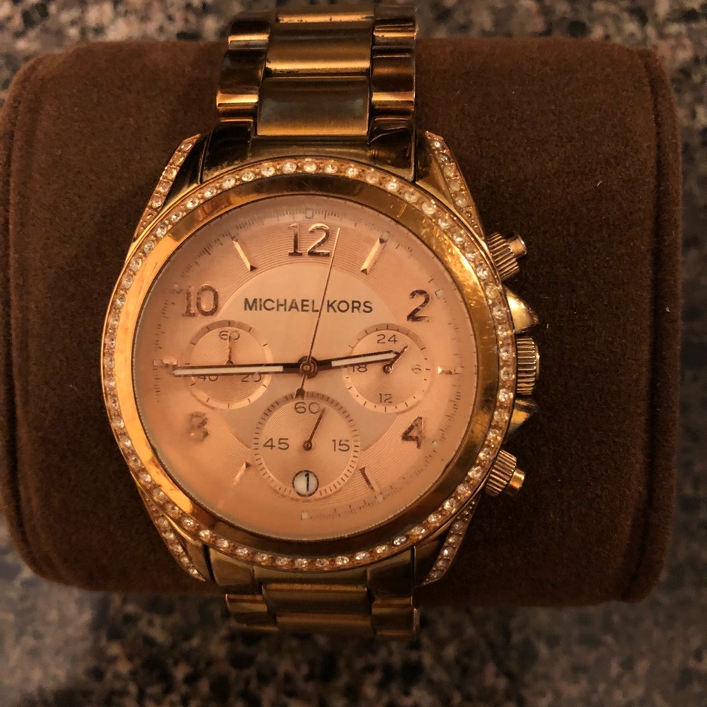 Michael Kors rose gold watch